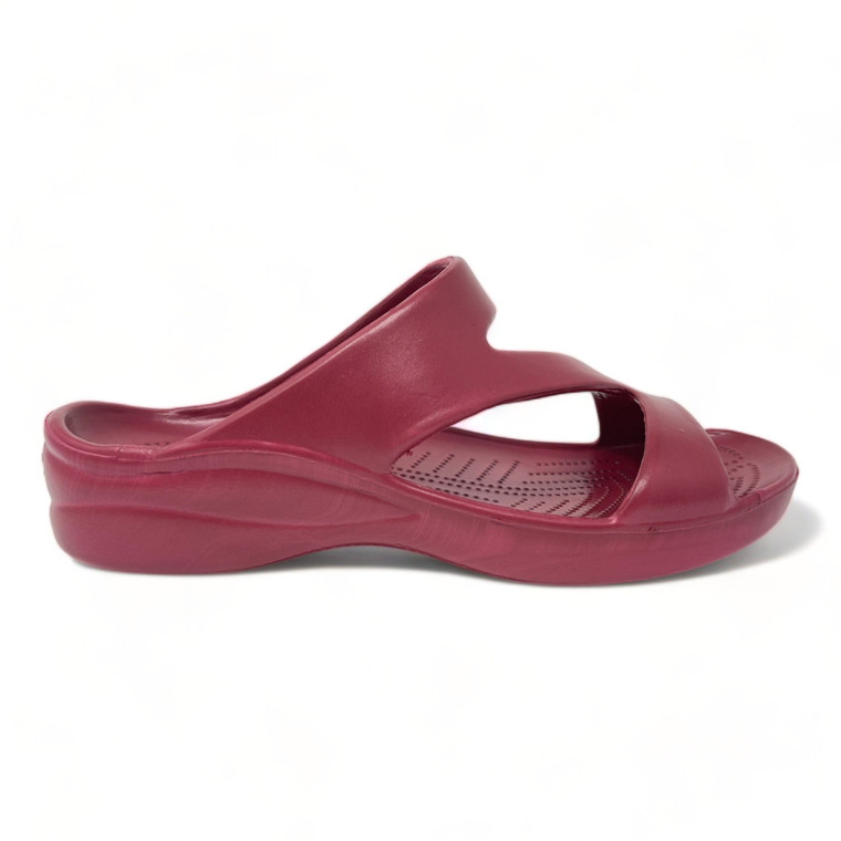 dawgs Women's Z Sandals - Burgundy