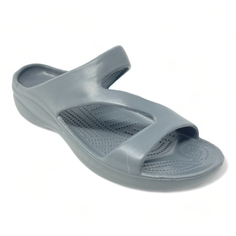 Dawgs Women's Z Sandals - Flat Grey