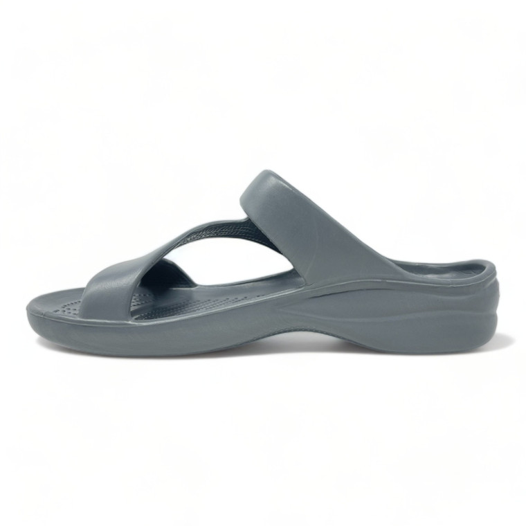 Dawgs Women's Z Sandals - Flat Grey