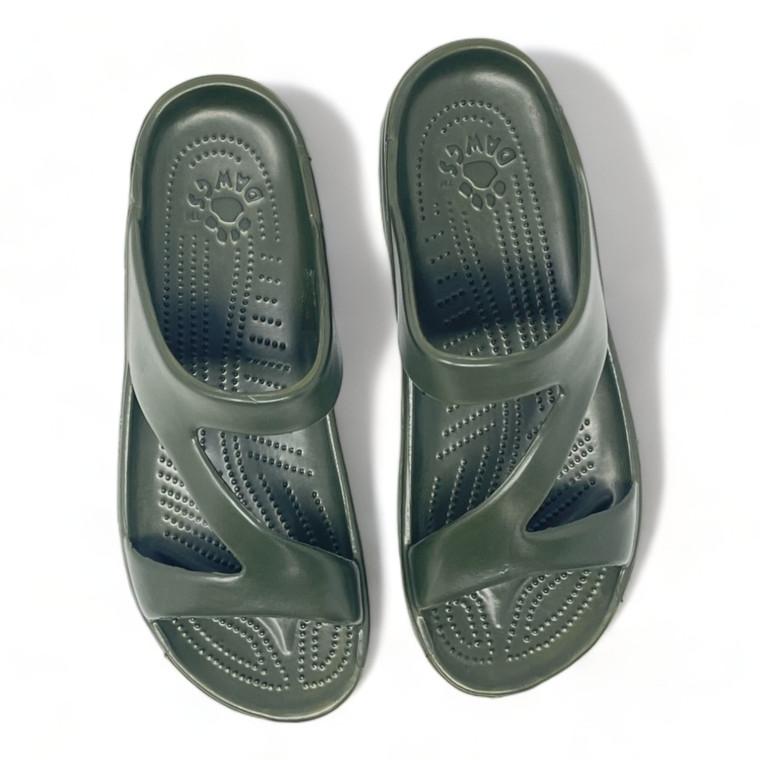 Dawgs Women's Z Sandals - Olive Green