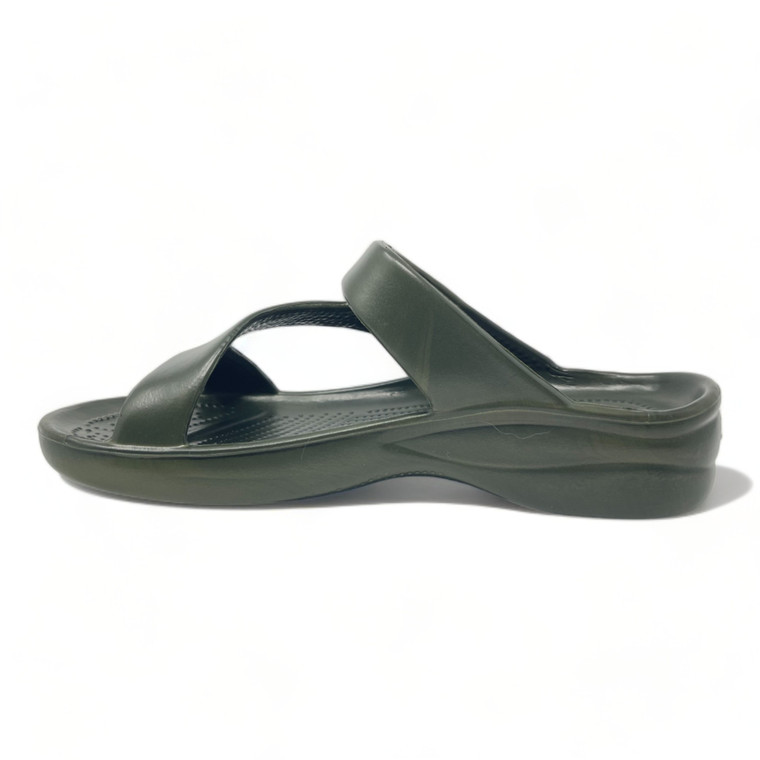 Dawgs Women's Z Sandals - Olive Green