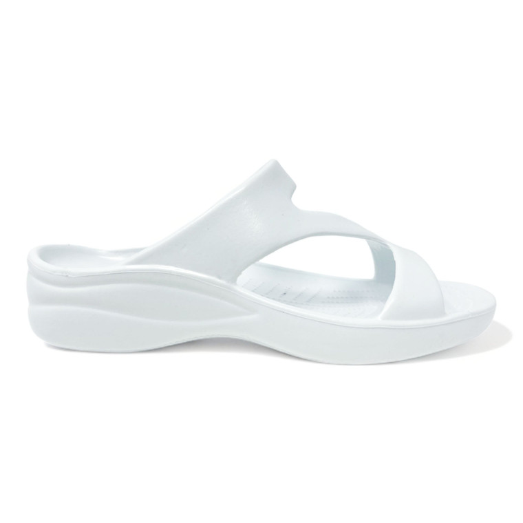 dawgs Women's Z Sandals - White
