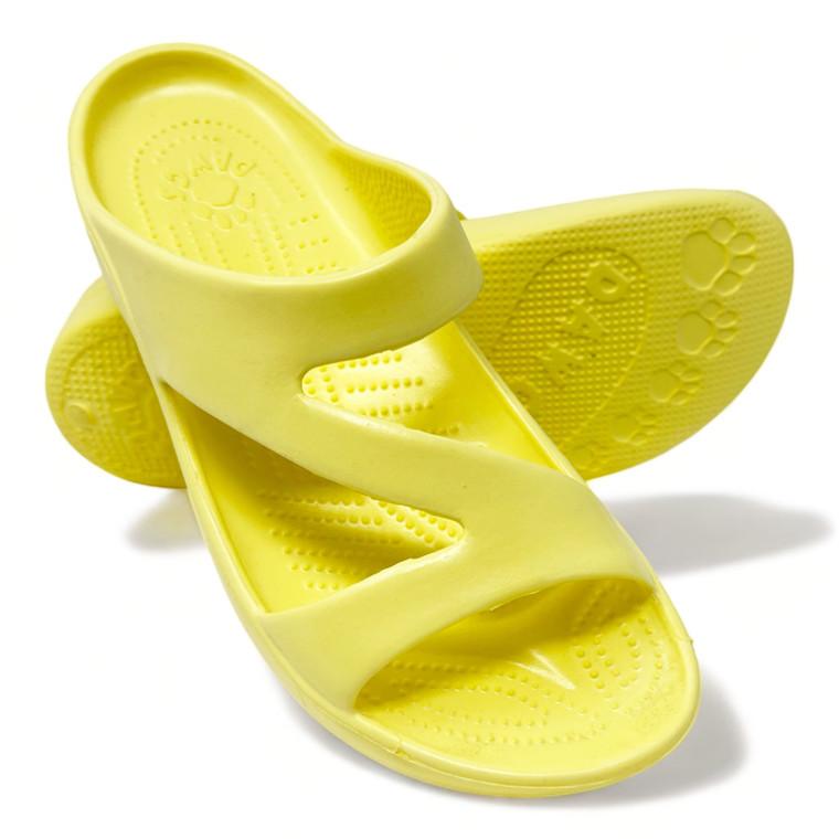 Dawgs Women's Z Sandals - Yellow