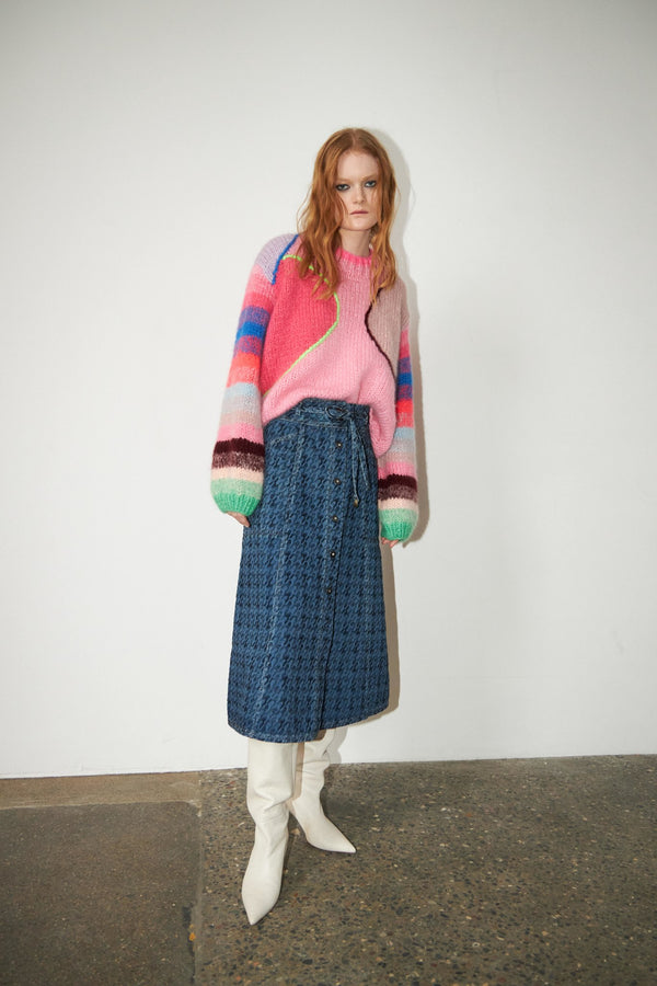 Dawn X Dare GENOVA INTARSIA - 919 SUPER PINK