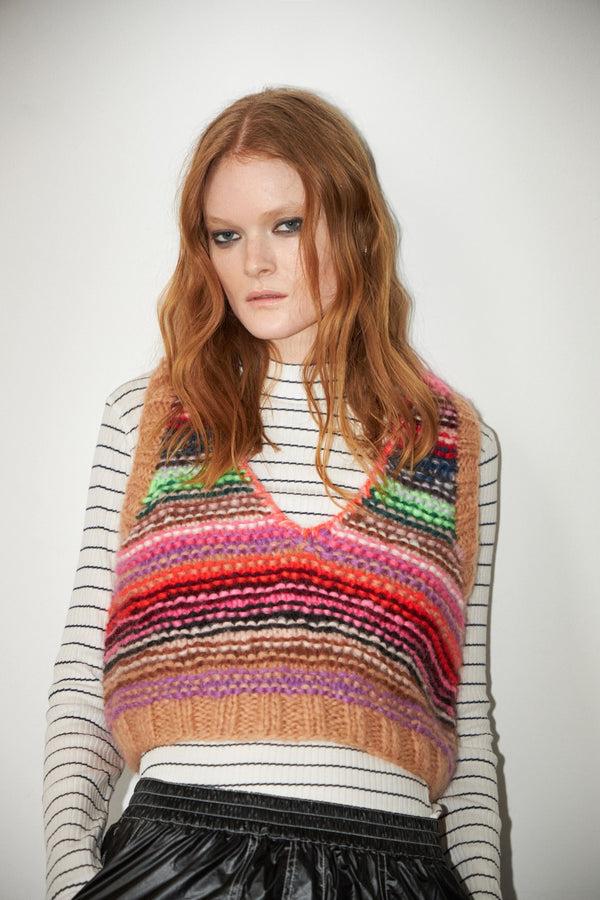 Dawn X Dare GINNY STRIPE - 807 ALMOND MULTI