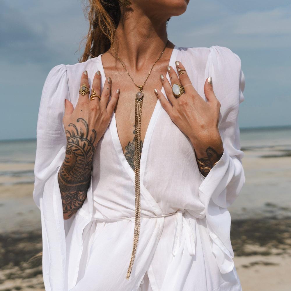 daya Aphrodite Necklace - Limited Edition Pure Brass