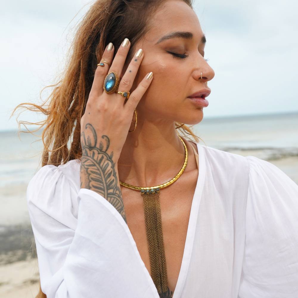 daya Ayla Choker Pure Brass