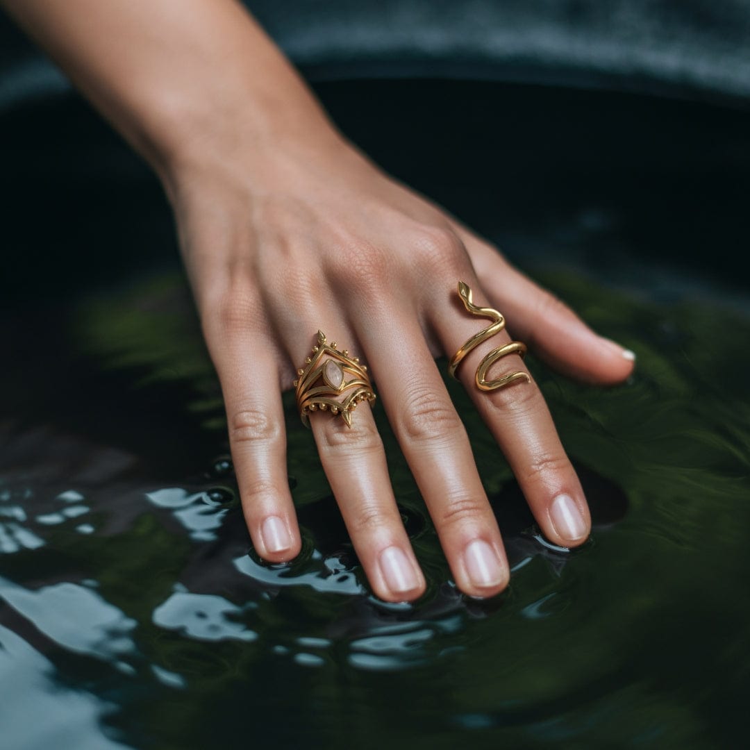 daya Diana Ring Pure Brass