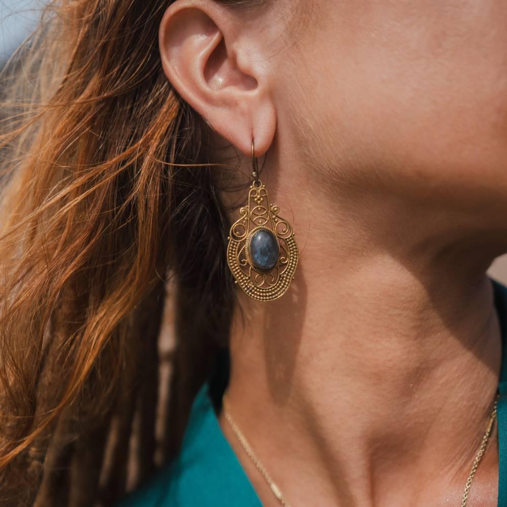 daya Eternity Earrings Pure Brass