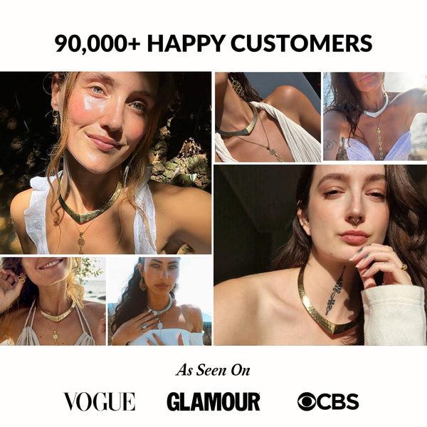 Daya Goddess Choker Pure Brass