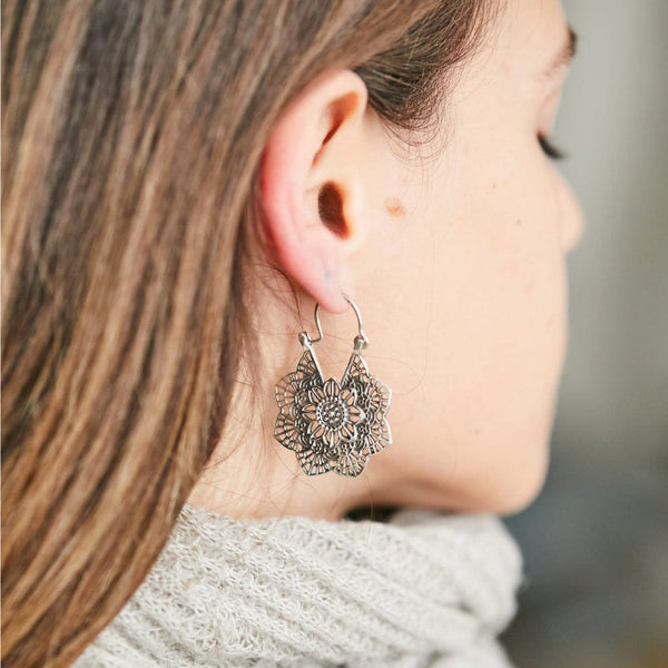 Daya Imperial Earrings Pure Brass