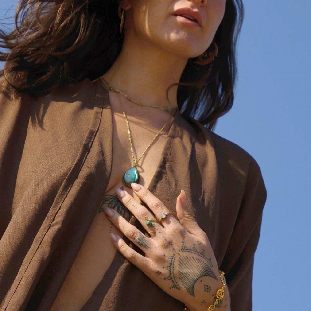 daya Intuition Necklace Labradorite