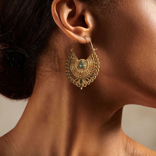 Daya Mood Earrings Pure Brass