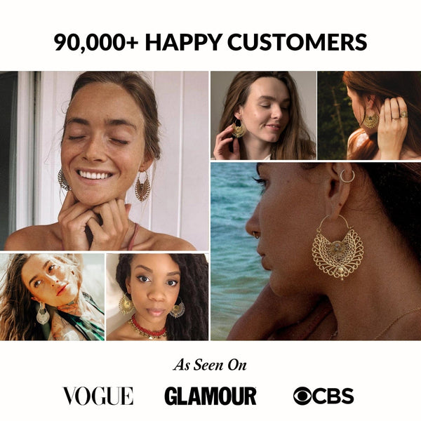 Daya Mood Earrings Pure Brass