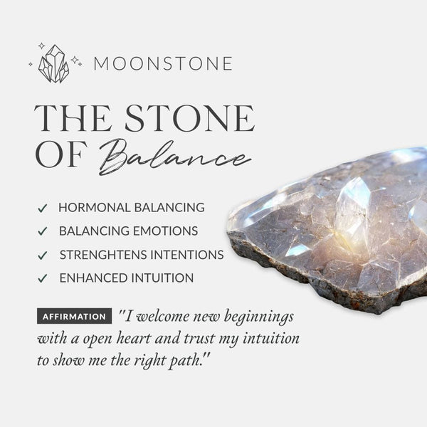 Daya Nura Moonstone Ring Pure Brass