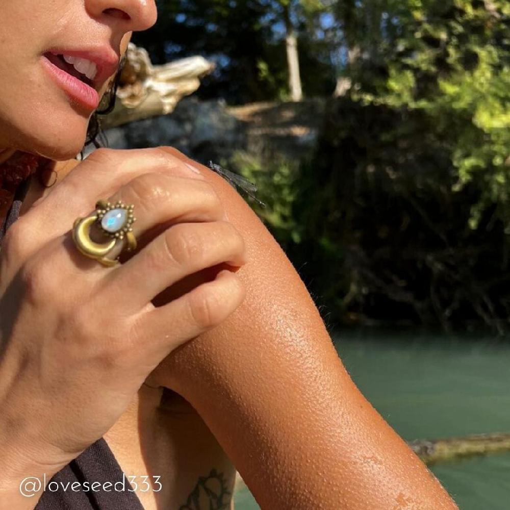 daya Rising Ring Malachite