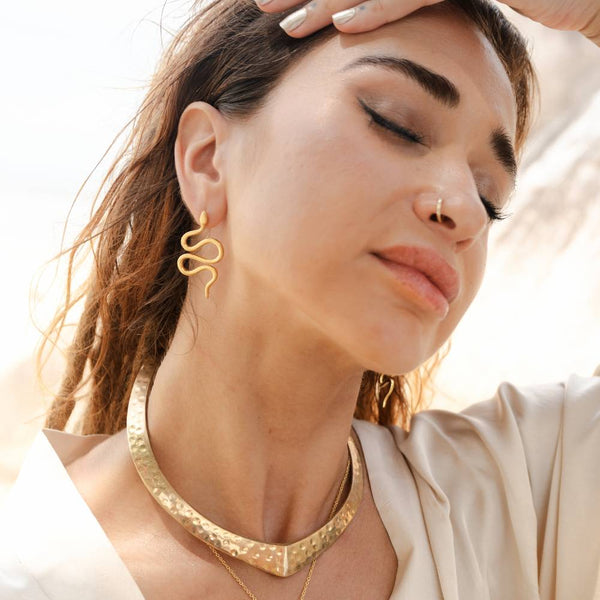 Daya Shakti Earrings Pure Brass