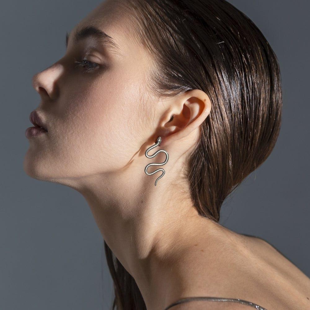 daya Shakti Silver Earrings Sterling silver