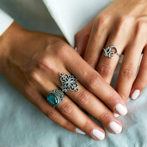 Daya Silver Aria Ring 6