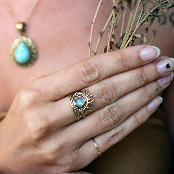 Daya Sunna Ring Sterling Silver