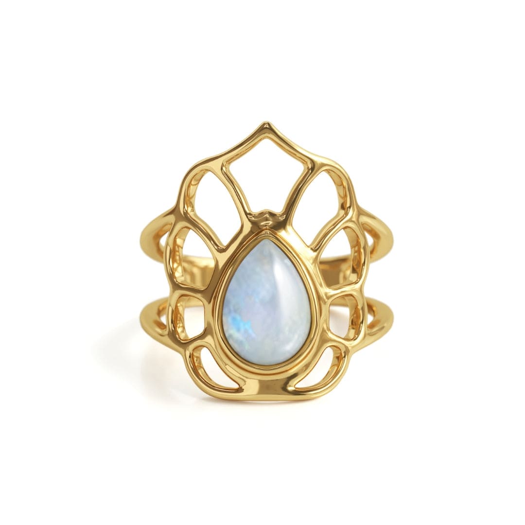 daya Temple Ring 18K Gold