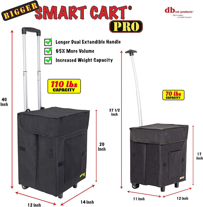 Dbest Products Bigger Smart Cart Pro - Black