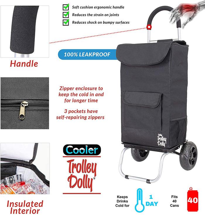 Dbest Products Cooler Trolley Dolly - Black