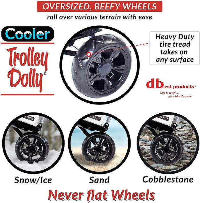 Dbest Products Cooler Trolley Dolly - Black