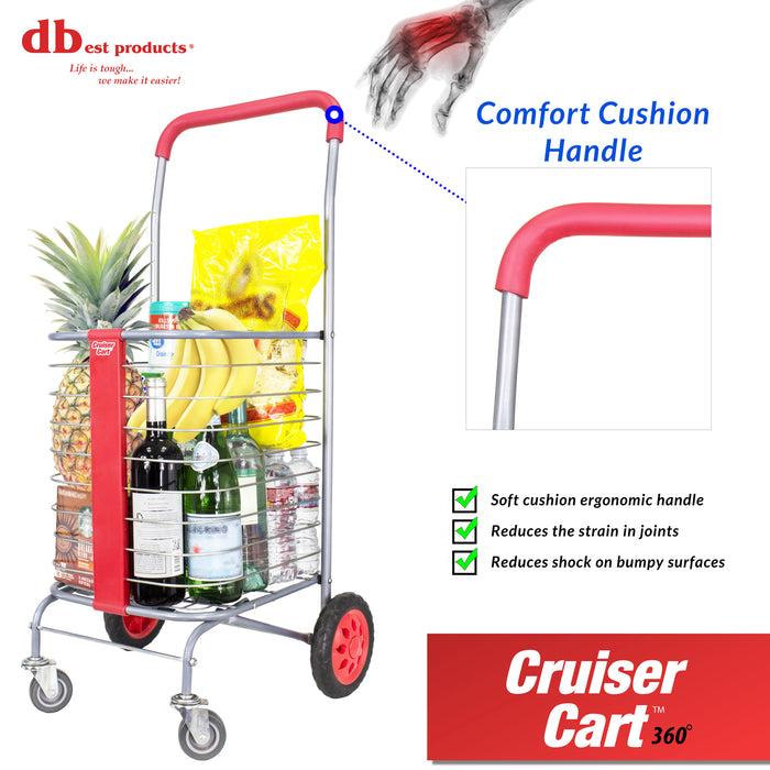 Dbest Products Cruiser Cart 360º Red
