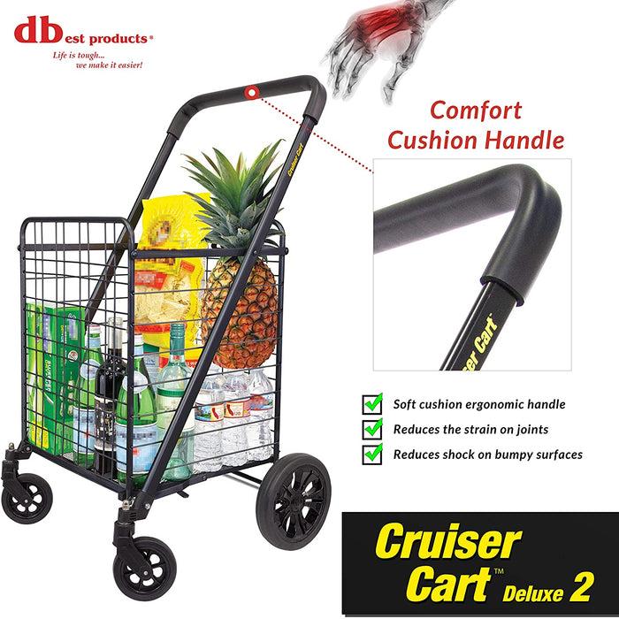 Dbest Products Cruiser Cart Deluxe 2 Black