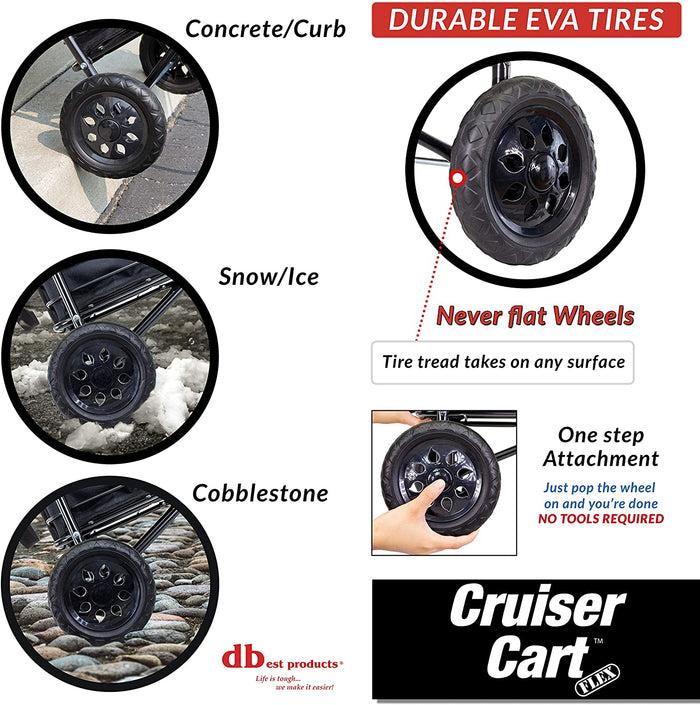 Dbest Products Cruiser Cart Flex Black