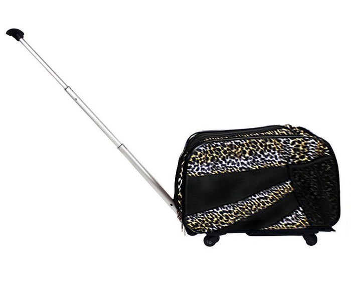 dbest products Pet Smart Cart - Leopard Medium