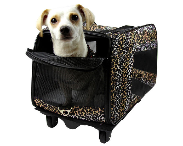 Dbest Products Pet Smart Cart - Leopard Small