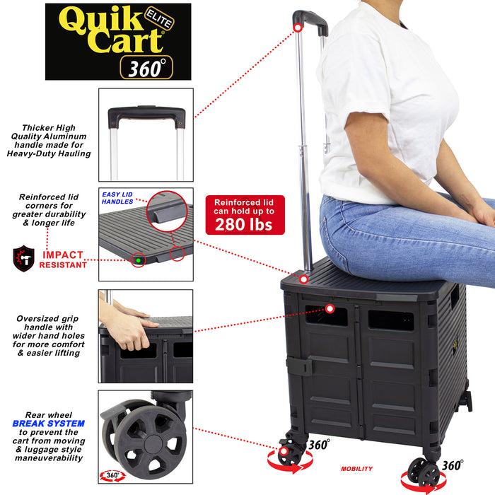 Dbest Products Quik Cart Elite 360 Black