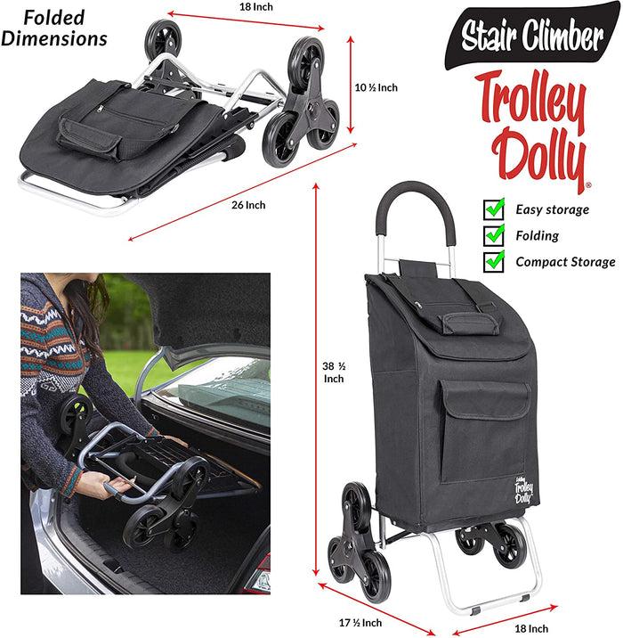 Dbest Products Stair Climber Trolley Dolly Black