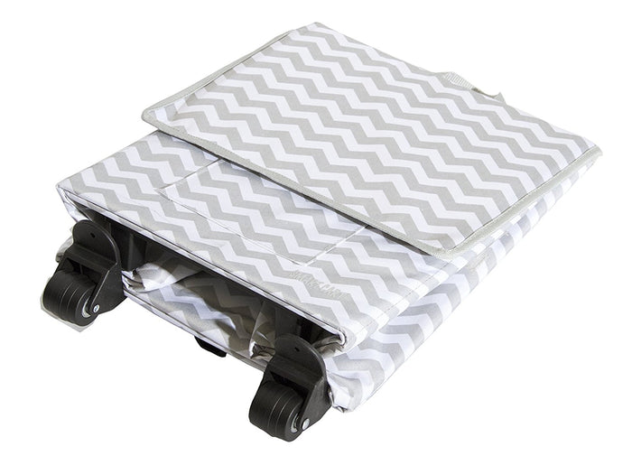 Dbest Products Trendy Smart Cart - Grey Chevron
