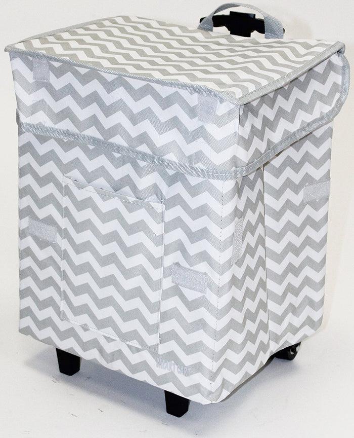 Dbest Products Trendy Smart Cart - Grey Chevron
