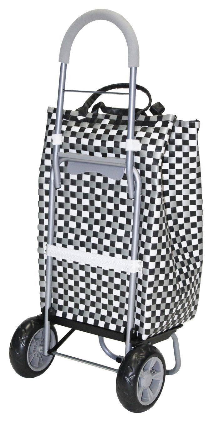 Dbest Products Trolley Dolly Basket Weave Black