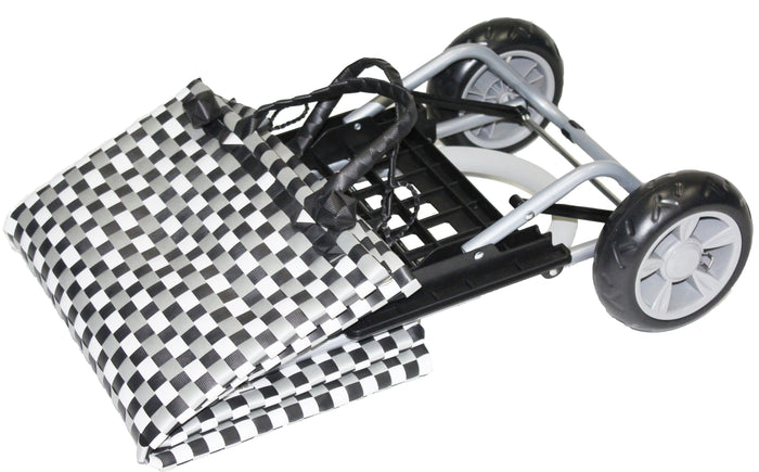 Dbest Products Trolley Dolly Basket Weave Black