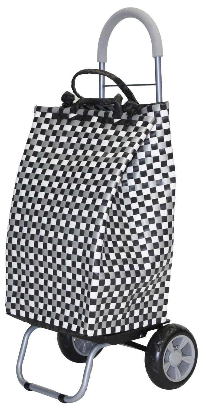 dbest products Trolley Dolly Basket Weave Black