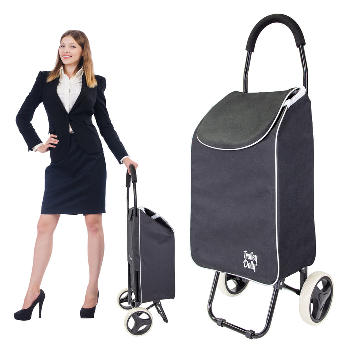 dbest products dbest products Trolley Dolly Sport Foldable Shopping cart for Groceries with Wheels and Removable Bag and Rolling Personal Handtruck Carrito de Compras con Ruedas Black dbest products dbest products Trolley Dolly Sport Foldable Shopping cart for Groceries with Wheels and Removable Bag and Rolling Personal Handtruck Carrito de Compras con Ruedas Black