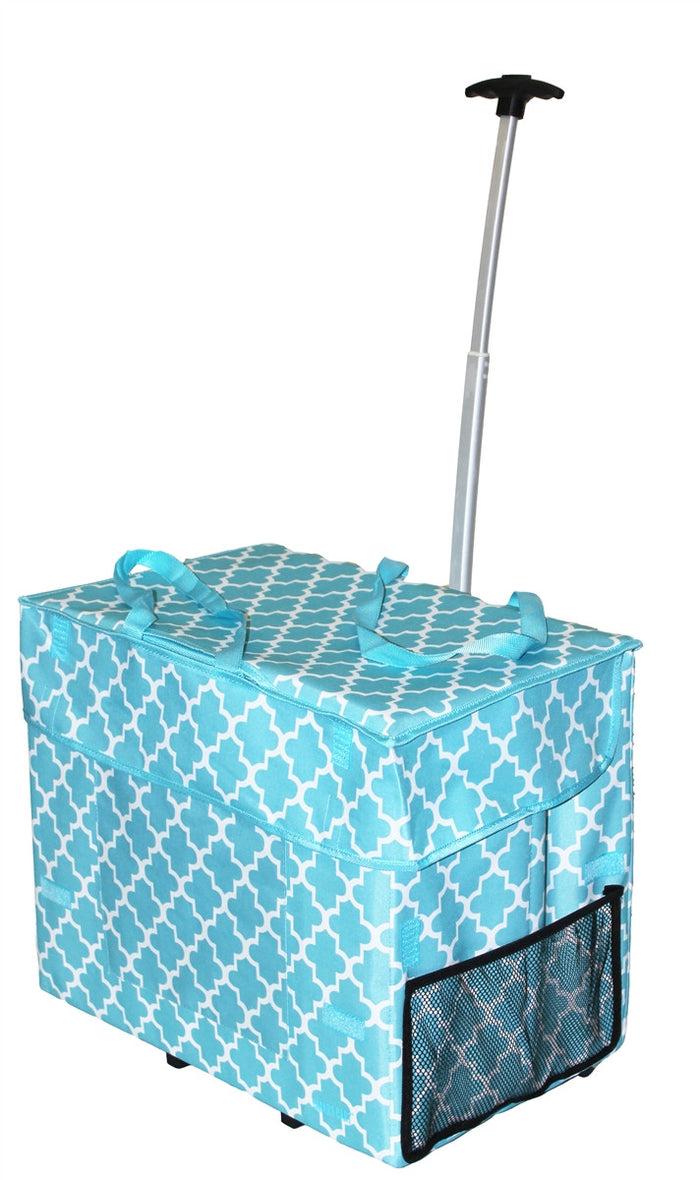 dbest products Trendy Wide Load Smart Cart Moroccan Tile