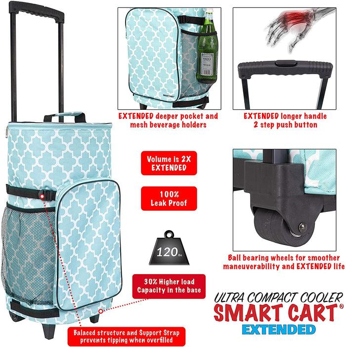 Dbest Products Ultra Compact Cooler Smart Cart Extended