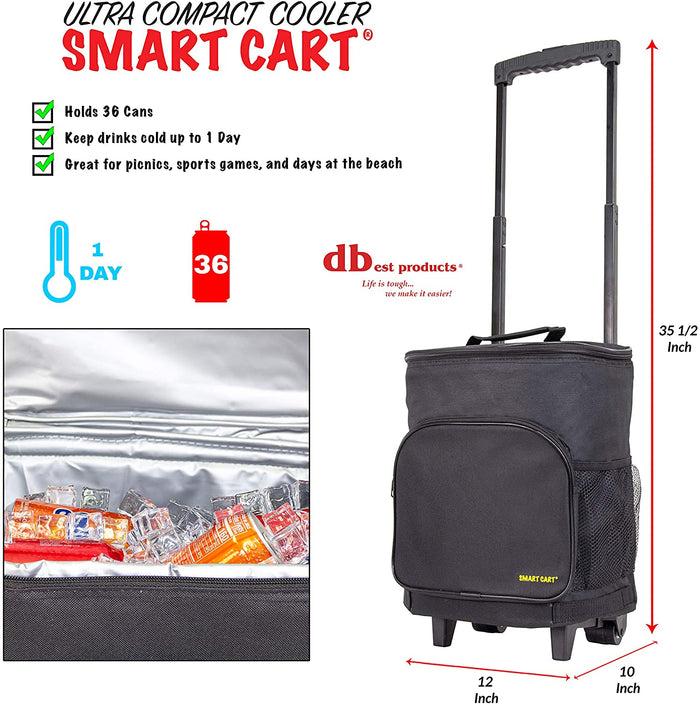 Dbest Products Ultra Compact Cooler Smart Cart® Black