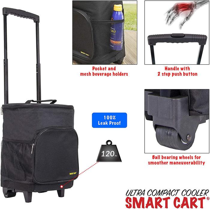 Dbest Products Ultra Compact Cooler Smart Cart® Black