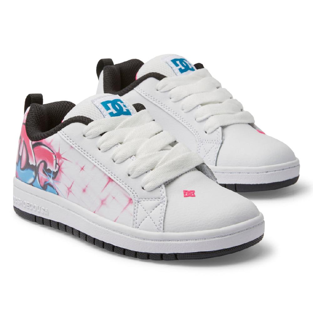 Dc Shoes Kids' Graffiti Print Court Graffik Shoes