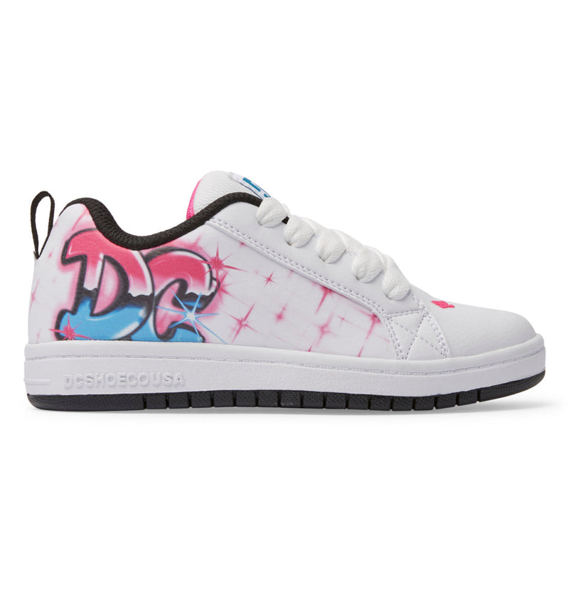 dc shoes Kids' Graffiti Print Court Graffik Shoes