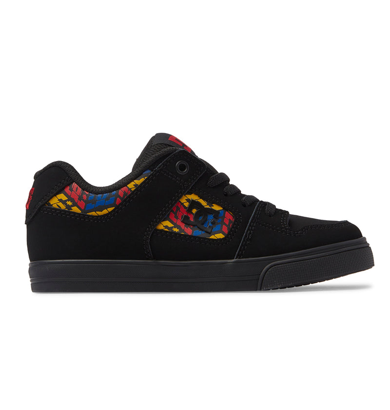 dc shoes Kids' Pure Elastic Lace Shoes