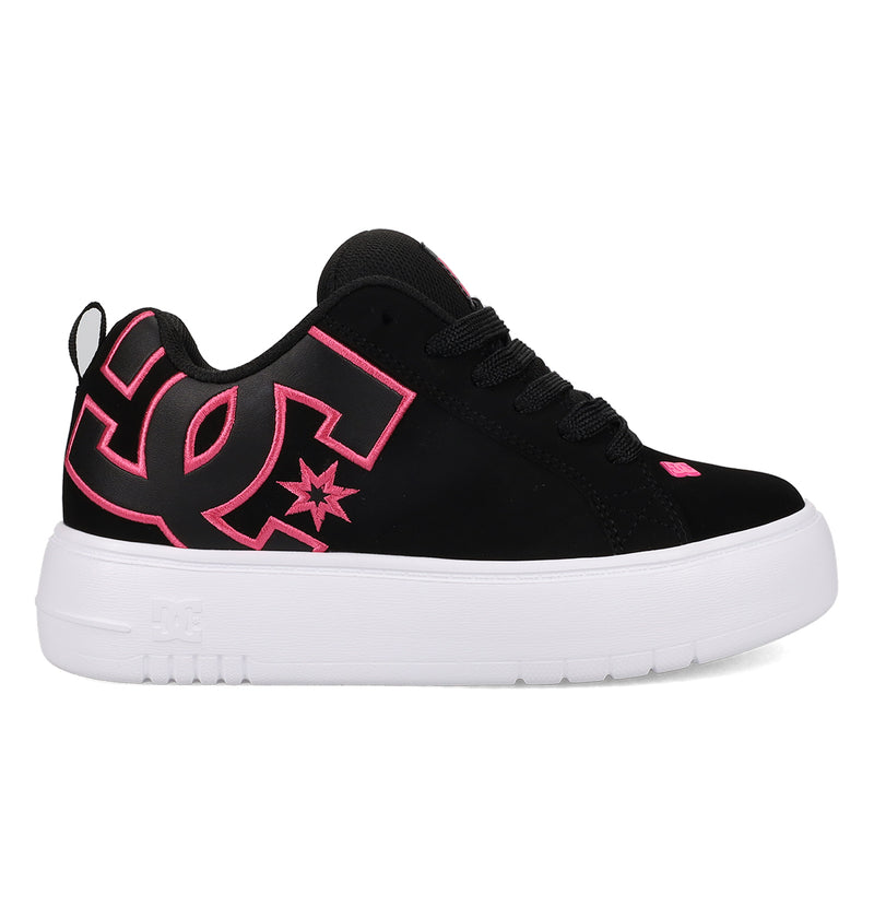 dc shoes Women's Court Graffik Platform Shoes