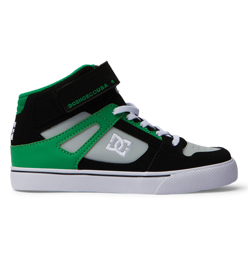 dc shoes Kids' Pure High Elastic Lace High-Top Shoes